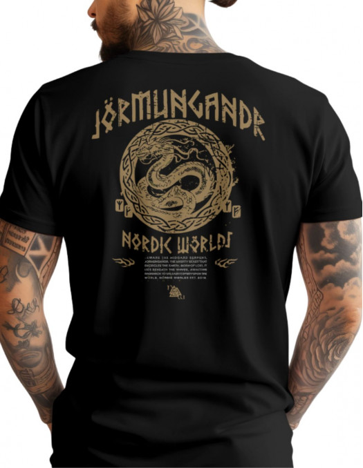 JÖRMUNGANDR by Nordic Worlds - The World Serpent Black N Gold