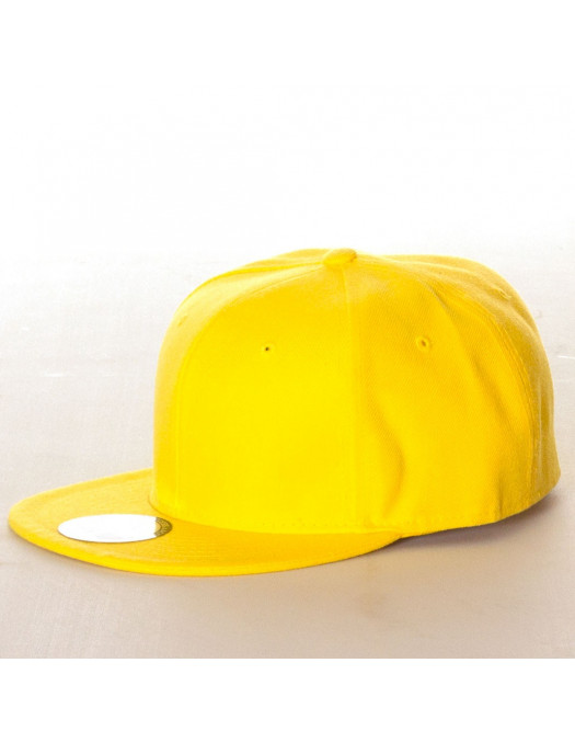 Yellow Fitted Cap by Access Apparel