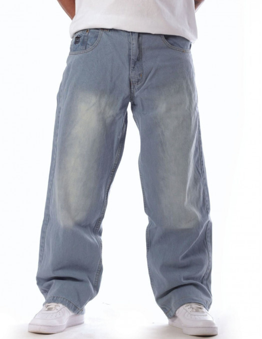 BSAT Bronx Baggy Jeans Sky Blue Washed