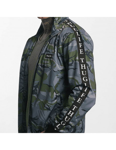 black camo lightweight jacket