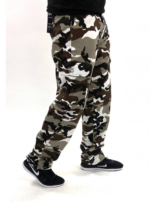 BSAT Regular Fit Urban Camo Cargo Pants