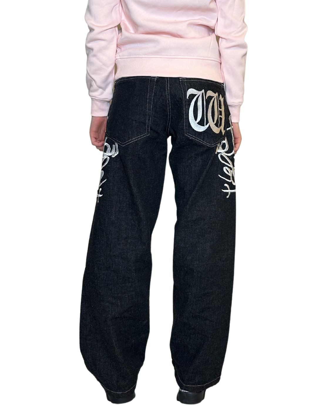 BSAT Westside Embroidered Baggy Jeans