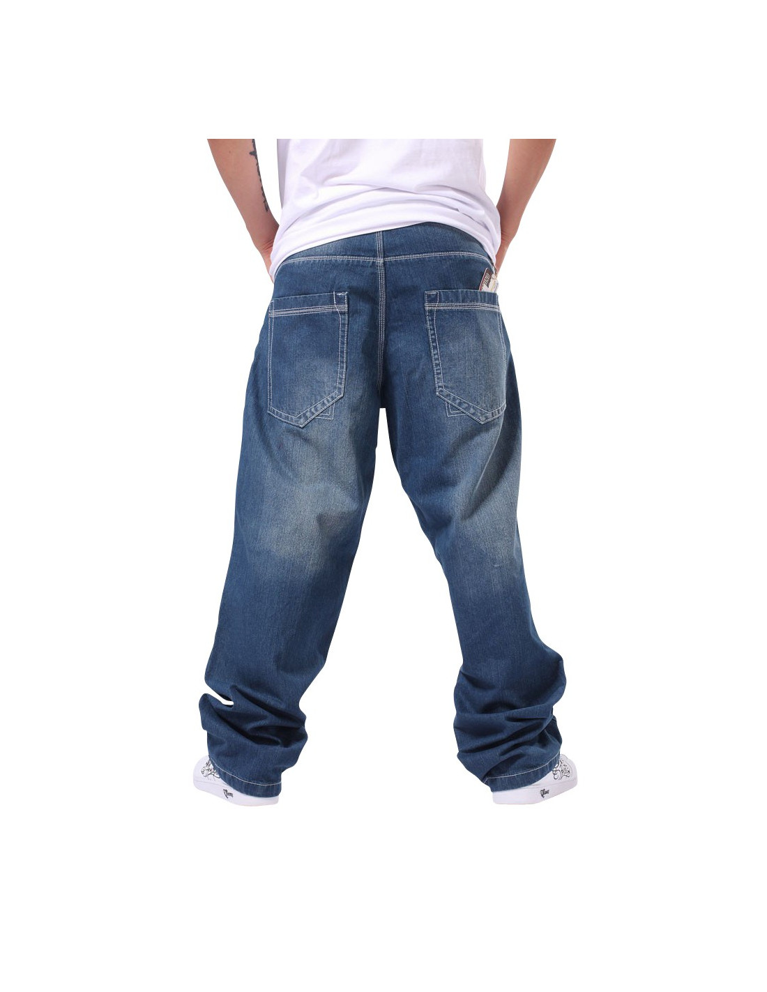 Watts South Plain Baggy Jeans - LW-D205