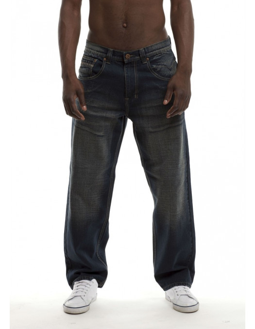 Royal Blue Baggy Jeans Harlem Ink